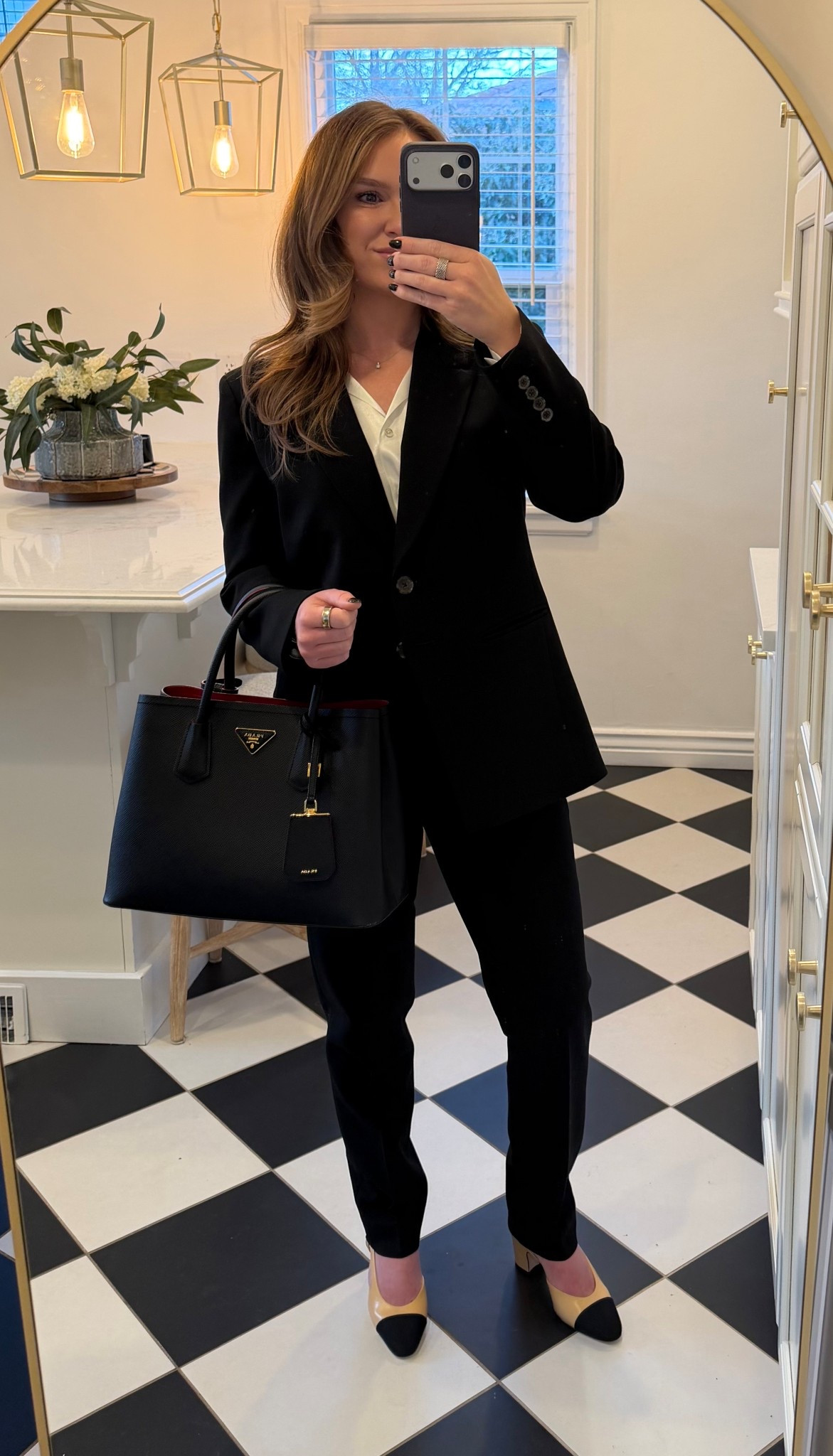 Easy, polished outfit for court. J.Crew suit paired with Chanel slingbacks and my Prada tote — classic, timeless, and always appropriate.

#LTKWorkwear #LTKStyle #LTKClassicStyle #LTKOfficeStyle #LTKUnder1000
#CourtOutfit #WorkwearInspo #LawyerStyle #ProfessionalStyle #OfficeOutfit
#BusinessProfessional #PowerSuit #ClassicStyle #TimelessStyle #NeutralOutfit
#WomenInLaw #WorkWardrobe #PolishedLook #ChicWorkwear #EverydayStyle #OOTD #Prada #Chanel #JCrew #Slingbacks

#LTKPetite #LTKootd #LTKWorkwear