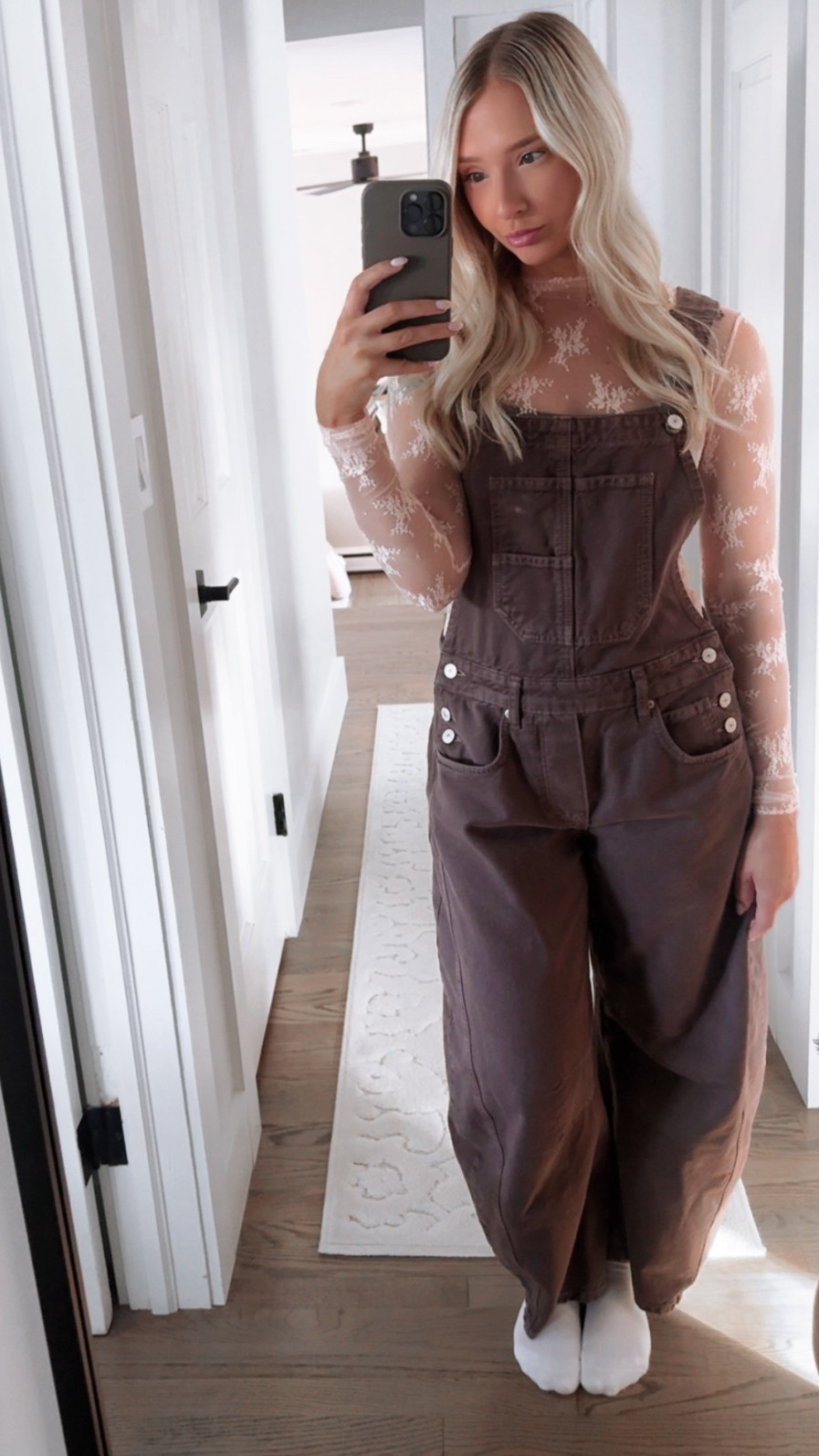 Free people lady Lux layering long sleeve + we the free good luck barrel overalls. Both size XS. 

#LTKCyberWeek #LTKOver40 #LTKGiftGuide
