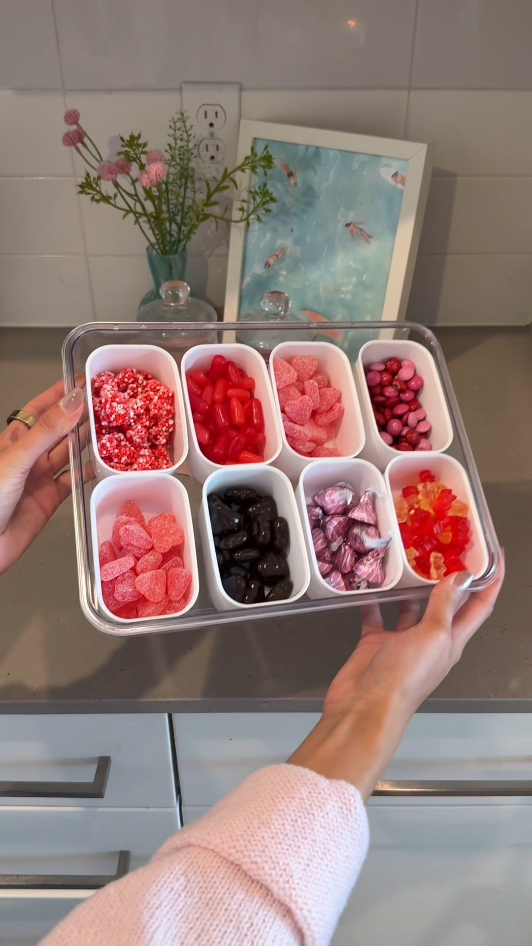 the best snackle box with Valentine’s Day candy to bring to your galentine’s day party 💕 the best hosting idea 

#LTKHome #LTKValentine