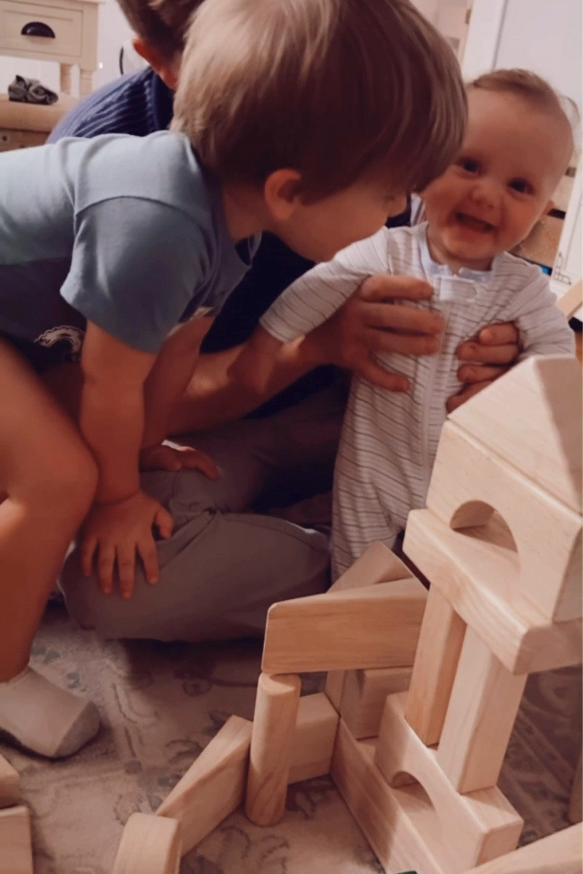 PS. Linked 🔗 these (family-favorite of ours!!) @melissaanddougtoys wooden blocks 🤍 for y’all over on my LTKit shop (link is in my bio ✨)!! These are awesome 👏🏽 and so fun, open-ended, and engaging for littles! 🫶🏽 Judson plays with these for hours on end, and I can’t recommend them enough!! 🥰 I had these same blocks in my classroom 🍎 back when I was teaching pre-school and now it’s so fun 🤩 having some in my own home 🏡 for my babies these days!! 🤱

#LTKFamily #LTKKids #LTKBaby