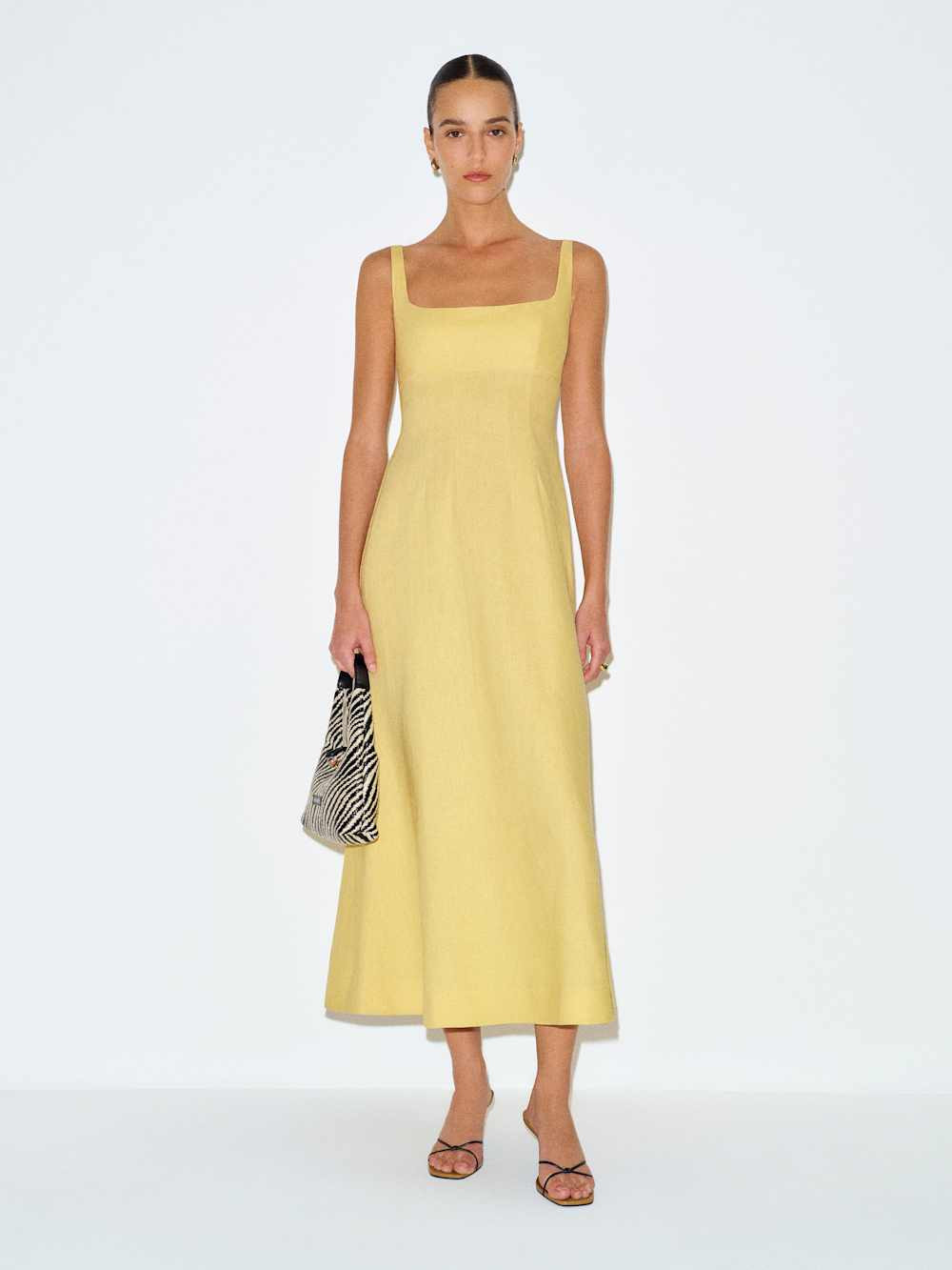 Sabine Linen Dress | Reformation (Global)