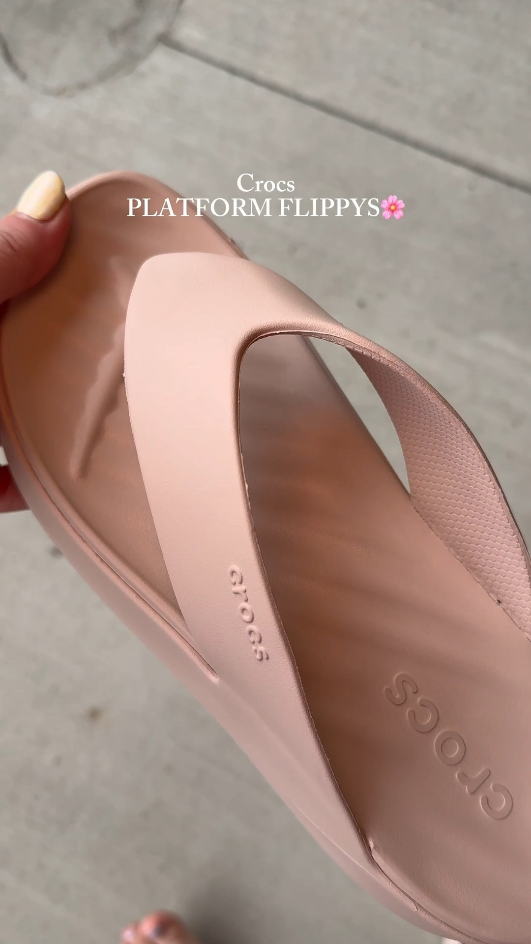 The cutest platform flip flops ever! So squishy and comfortable. I love this quartz color so much! #crocs #sandals #crocsflipflops #flipflops

#LTKSaleAlert #LTKMothersDay #LTKSeasonal