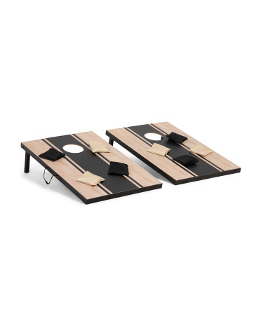 Center Stripe Outdoor Cornhole Set | TJ Maxx