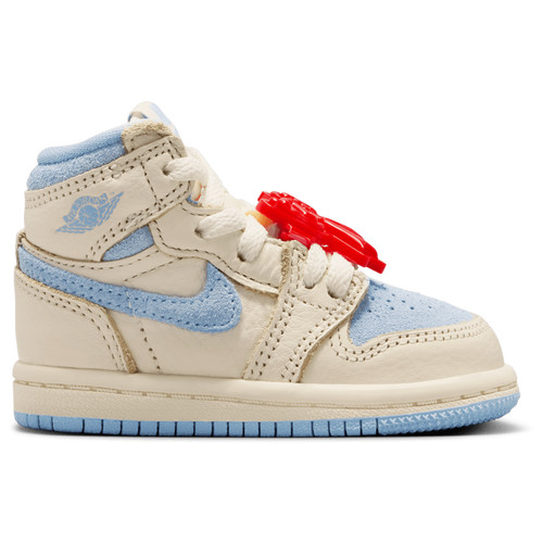 Jordan Girls Jordan Retro 1 HI OG Remastered - Girls' Toddler Shoes Psychic Blue/Coconut Milk/Pale Ivory Size 10.0 | Foot Locker (US)