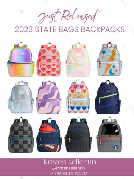 State Bags new 2023 backpacks 

#backtoschool #backpack #school #kindergarten #statebags #schoolsupplies #backpacks #bookbag 

#LTKBacktoSchool #LTKfamily #LTKkids