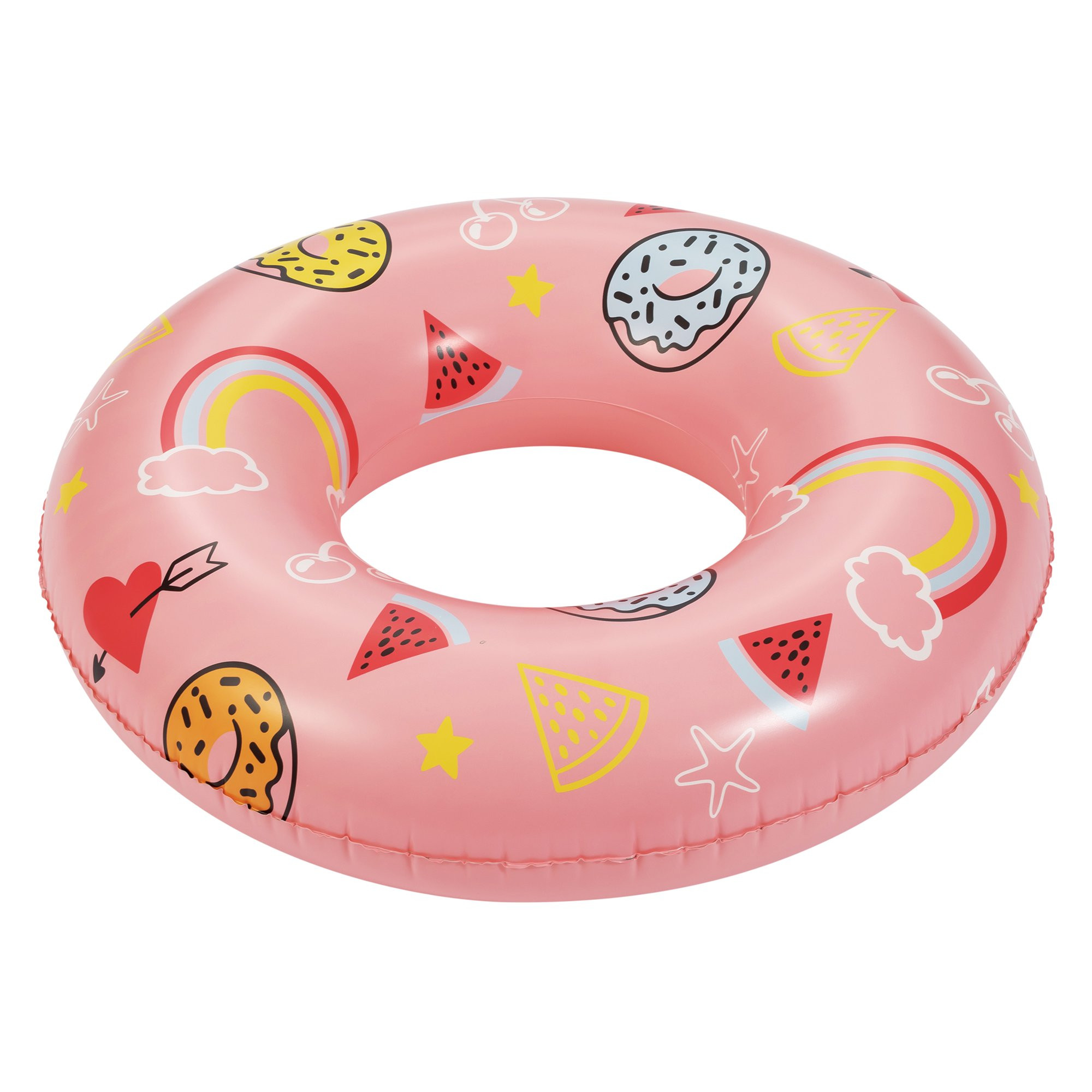 Bluescape Pink Sweets Inflatable Swim Tube Pool Float, for Kids, Age 9 & up, Unisex - Walmart.com | Walmart (US)