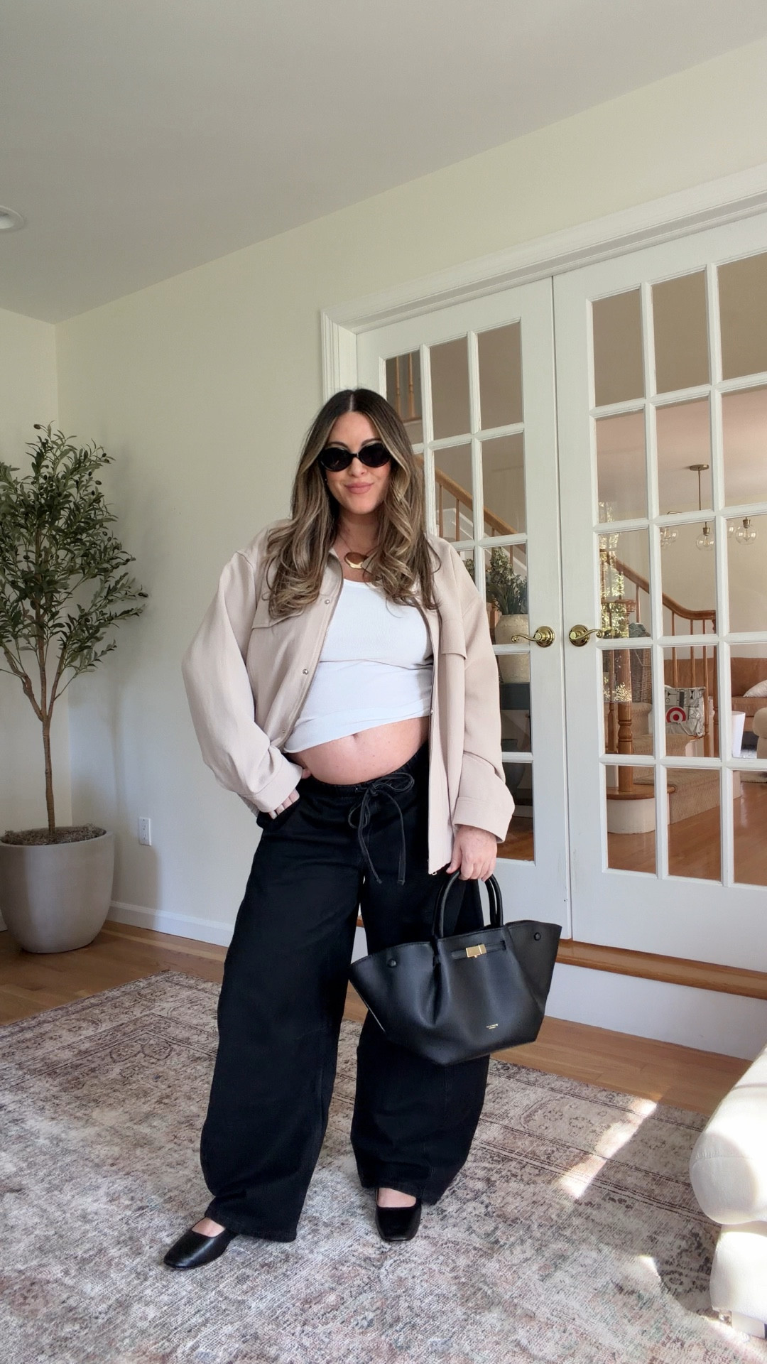 They made our favorite pants into the perfect spring jacket!! Have already gotten so much use out of this. Slightly oversized but took my normal size M. Sized up 1 in pants for pregnancy. Size up 1 in tank regardless, runs small (wearing L). 

Aritzia spring, Aritzia finds, spring jacket, spring outfits, bump outfits, bump friendly, pregnancy outfits spring, casual outfits

#LTKootd #LTKBump #LTKSeasonal