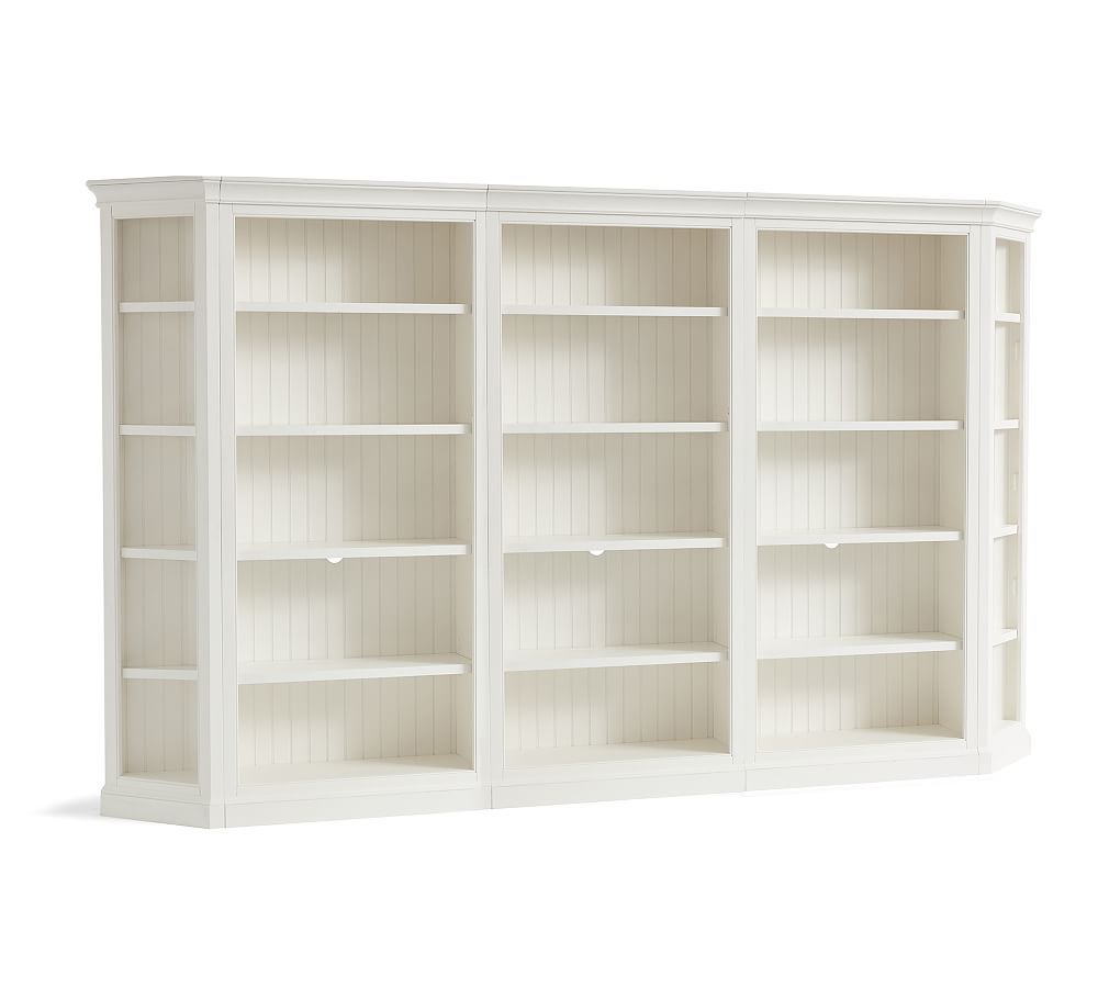 Aubrey Grand Wall Bookcase, Dutch White | Pottery Barn (US)