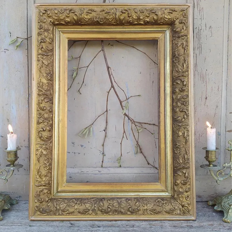 Antique French Gilt Frame ~ French Louis Picture Frame ~ Baroque Style Frame ~ Chateau Style Fram... | Etsy (US)
