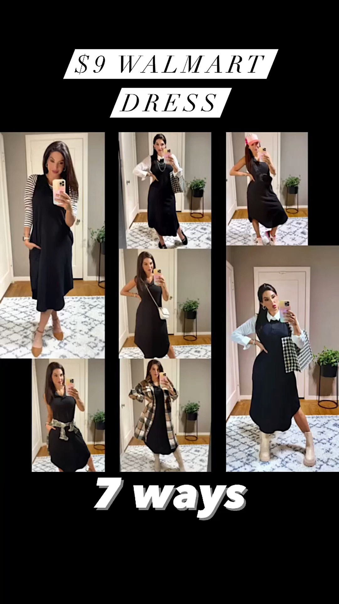 This dress is so good! Only $9, wearing a small. I linked as many of the pieces I wore as I could. 

#LTKitbag #LTKstyletip #LTKunder50