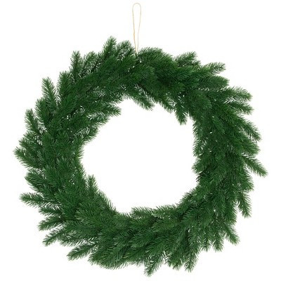 Northlight Real Touch ™ Evergreen Pine Artificial Christmas Wreath - 24" - Unlit | Target