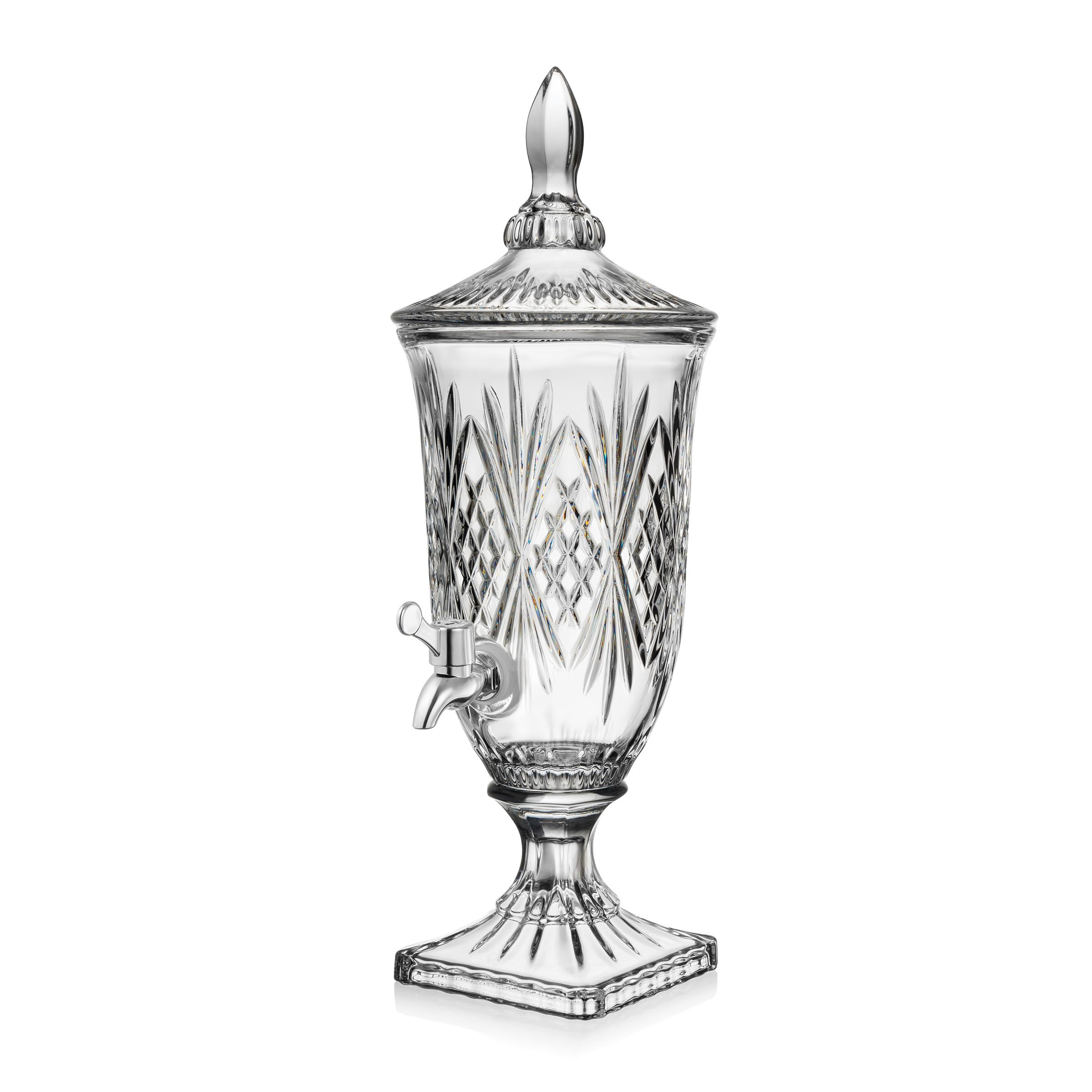 Godinger Iced Beverage Dispenser, Glass Drink Dispenser, Dublin Crystal Collection - 60oz | Amazon (US)