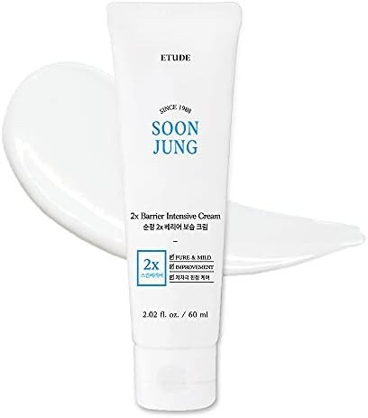 ETUDE SoonJung 2x Barrier Intensive Cream 60ml (21AD) | Hypoallergenic Shea Butter Hydrating Faci... | Amazon (US)