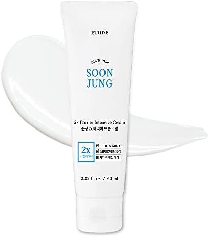 ETUDE SoonJung 2x Barrier Intensive Cream 60ml (21AD) | Hypoallergenic Shea Butter Hydrating Faci... | Amazon (US)