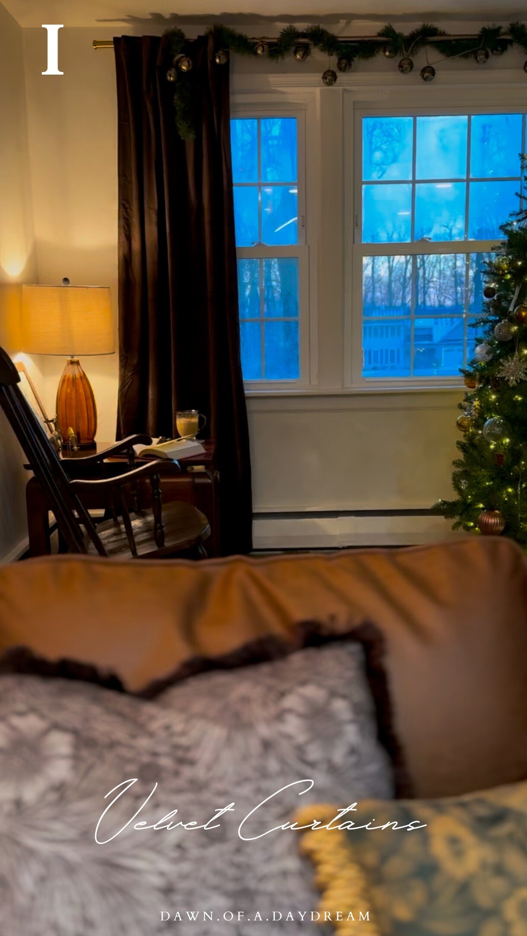 I: Velvet curtains & Brass rod

Dark brown chocolate velvet curtains with an antique brass rod, modern traditional transitional design

#LTKHome #LTKFindsUnder50