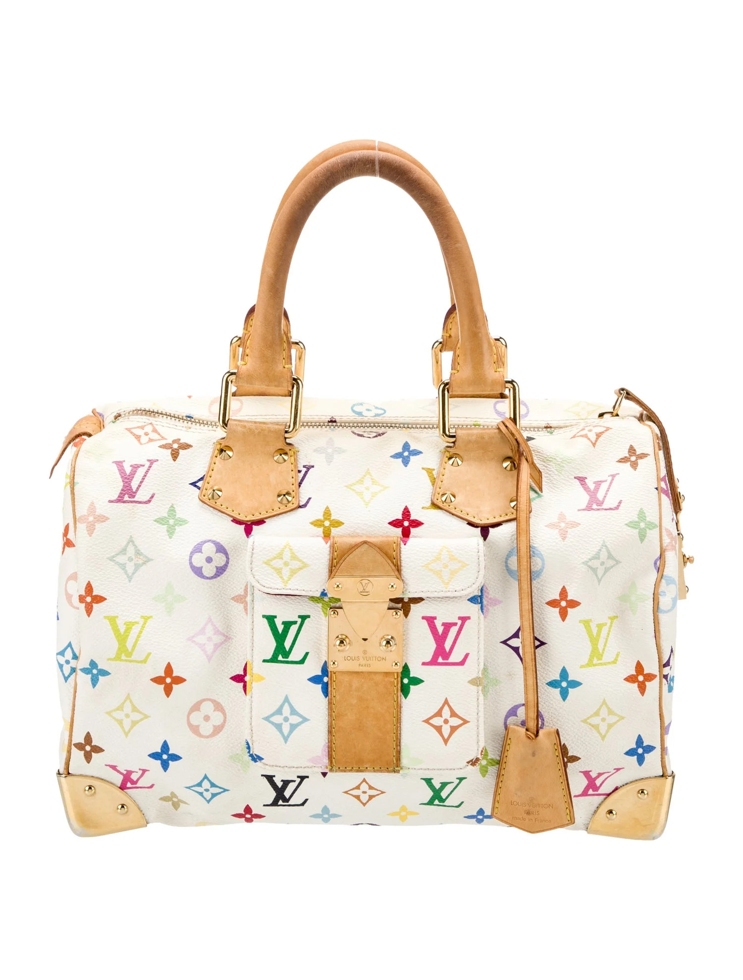 Multicolore Monogram Speedy | The RealReal