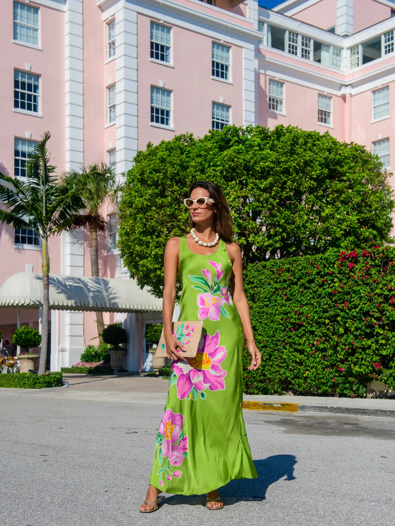 Ginger Dress in Bias Bouquet | Elizabeth James The Label