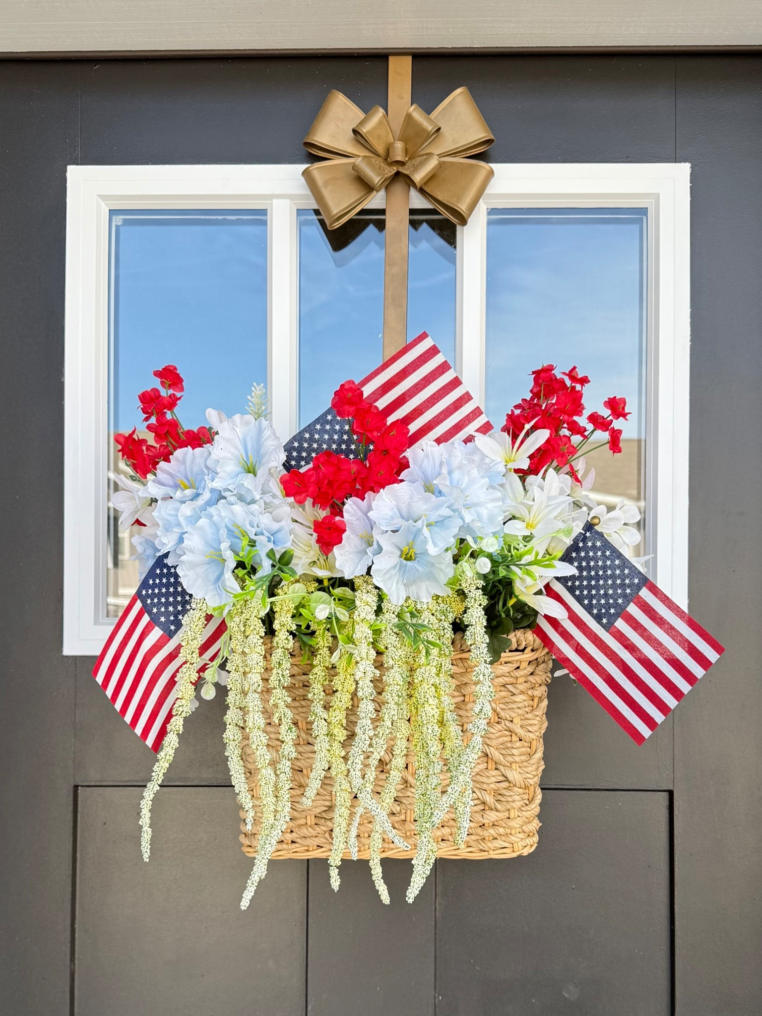 Prepping for Memorial Day, Fourth Of July, and all those summer months with my outdoor decor! I love a front door floral basket refresh!!!

#LTKSaleAlert #LTKHome #LTKSeasonal