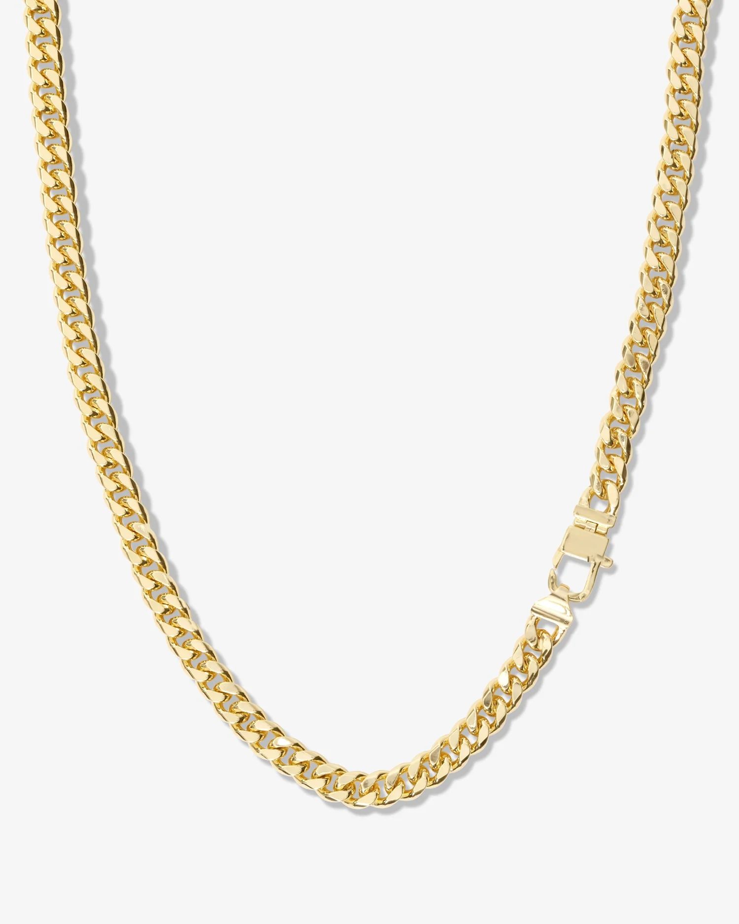 Julian Cuban Chain Necklace 6.8mm - Gold | Melinda Maria
