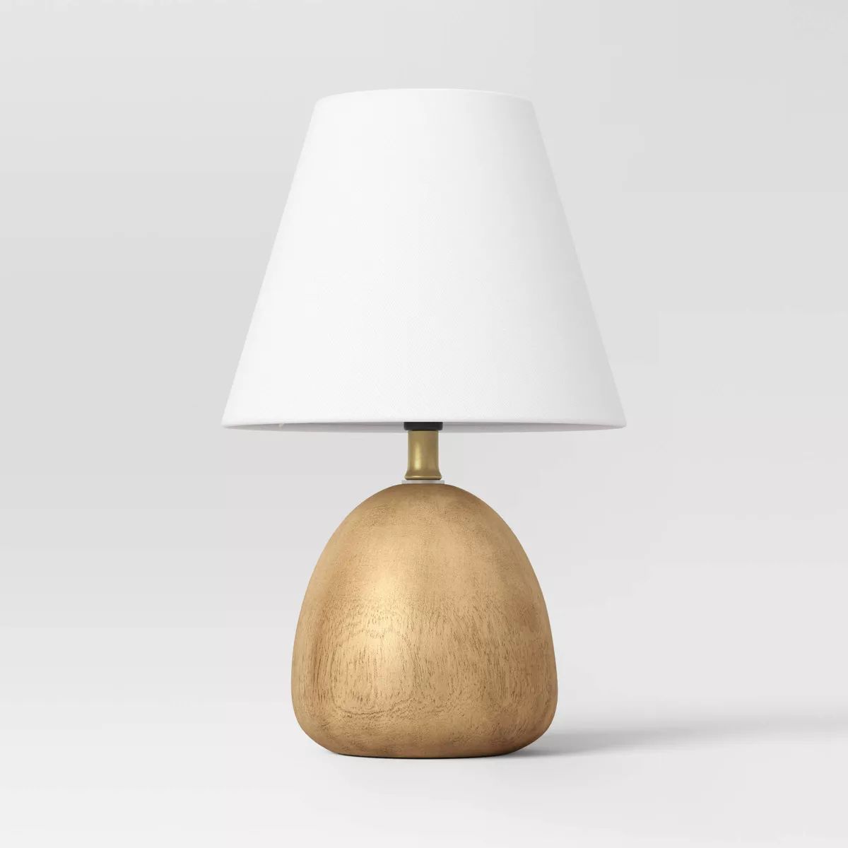 Faux Wood Mini Table Lamp Brown - Threshold™ | Target