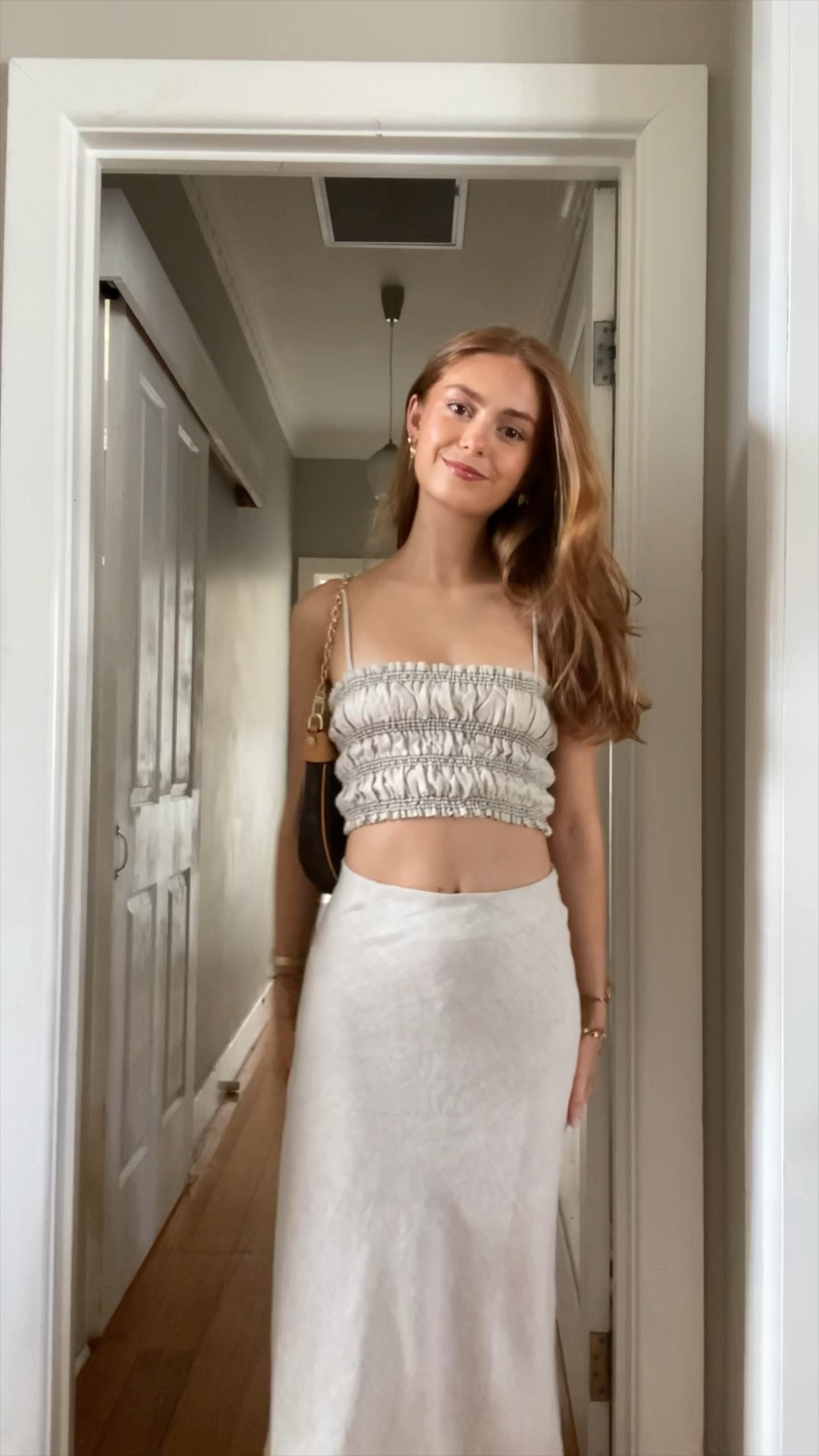 Linen summer dress set, shirred top and skirt, matching linen set, party summer outfit inspo, dissh style, aesthetic outfit ideas, beige dress set, minimalist fashion 

#LTKaustralia #LTKstyletip #LTKSeasonal