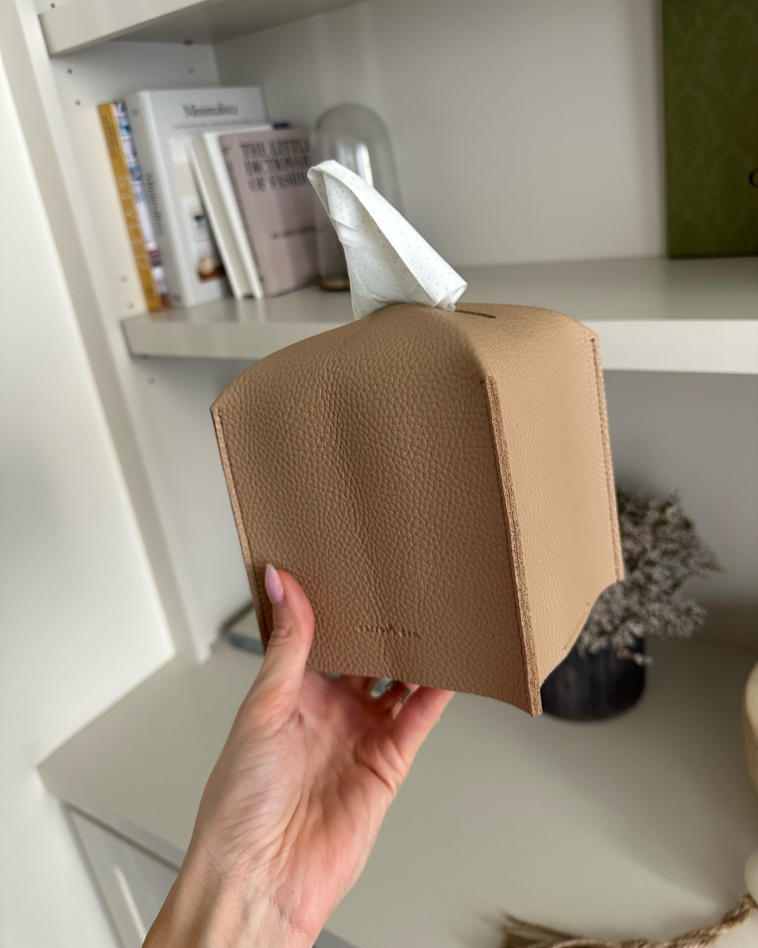 Faux leather tissue box cover

#LTKFind #LTKunder50 #LTKhome