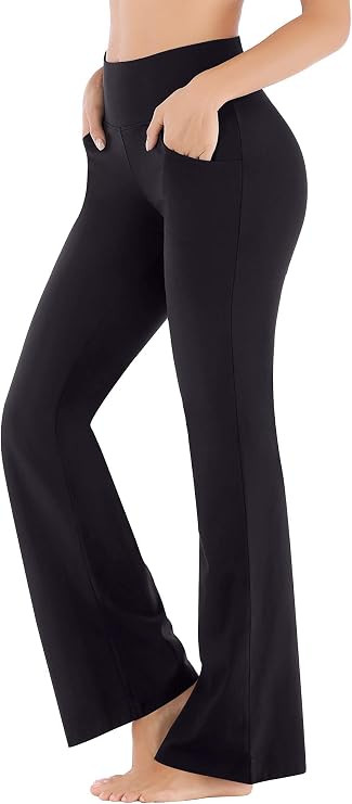 Ewedoos Bootcut Yoga Pants for Women High Waisted Yoga Pants with Pockets for Women Bootleg Work ... | Amazon (US)