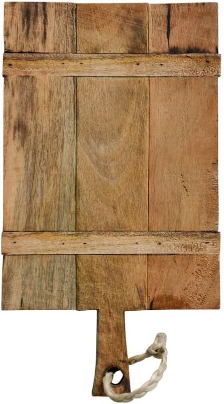 Amazon.com: Creative Co-op Mango Wood Rope on Handle Cheese Board, Brown, 18x10 : Home & Kitchen | Amazon (US)
