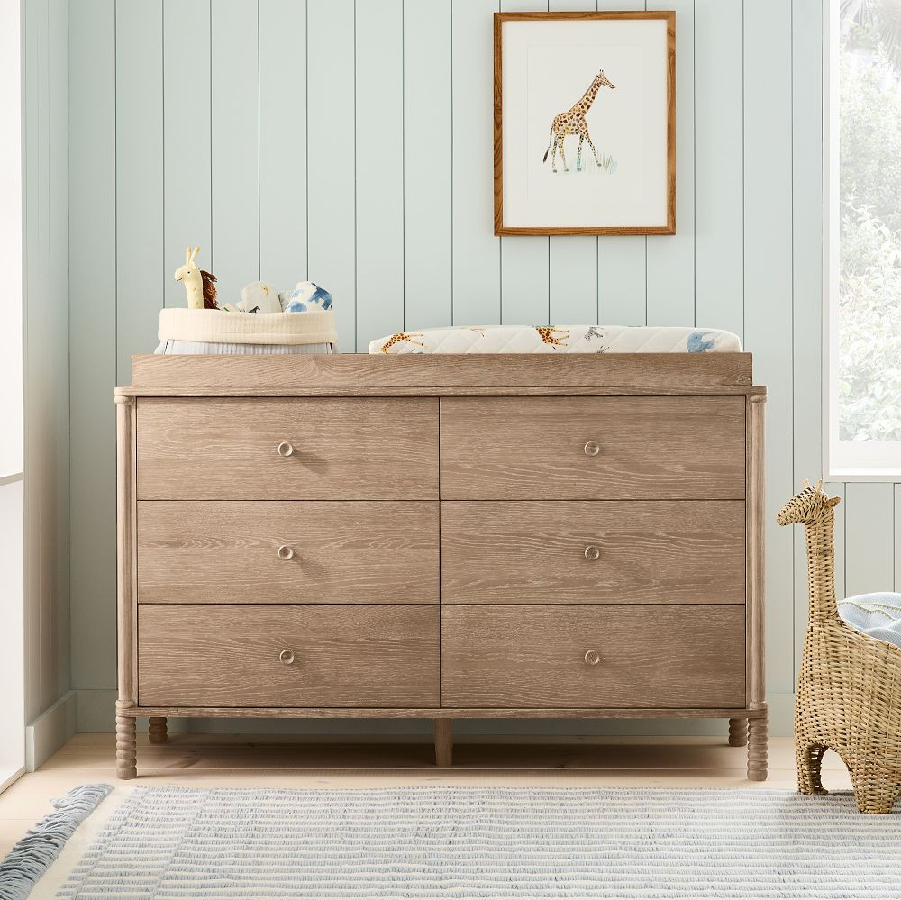 Gwyn 6-Drawer Wide Dresser with Removable Topper (56") | West Elm (US)