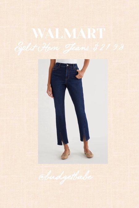 Eying these split hem jeans for $21.98 at Walmart 

#LTKfindsunder50 #LTKstyletip #LTKfindsunder100