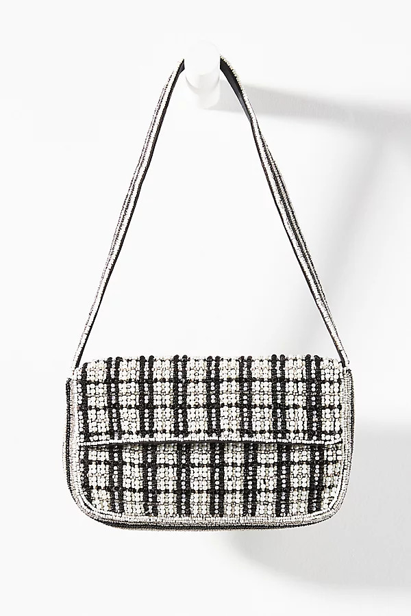 The Fiona Beaded Bag By By Anthropologie in Black | Anthropologie (US)
