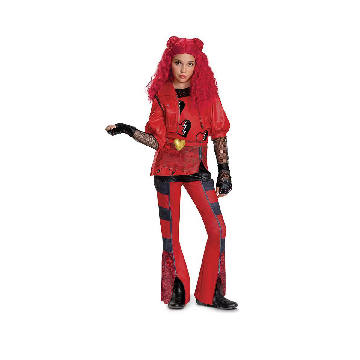 Disney Descendants 4 Deluxe Kids' Halloween Costume Red S | Target