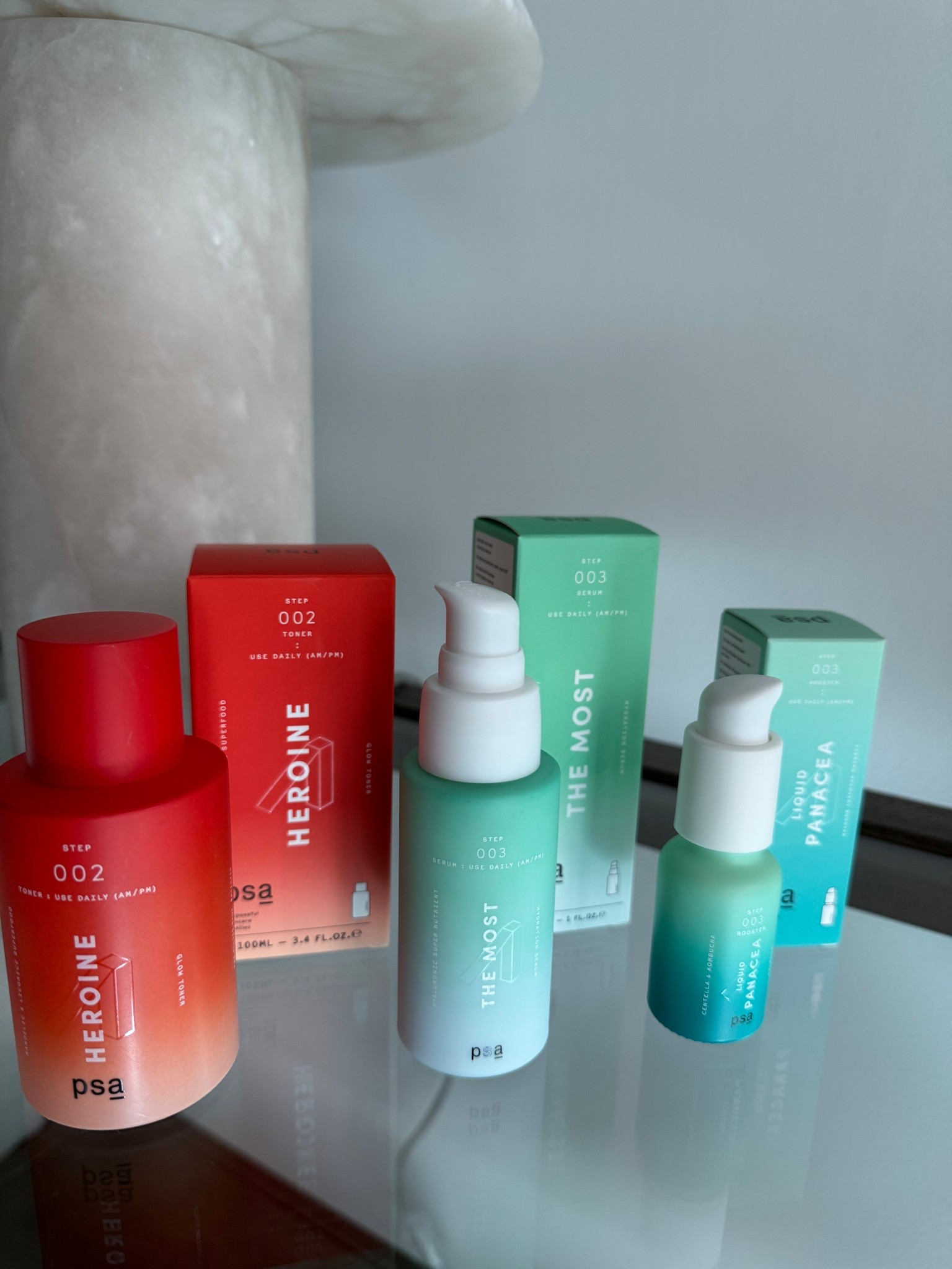 Super glow toner, hyaluronic serum, antioxidant drops✨🤍 

#LTKOver40 #LTKBeauty