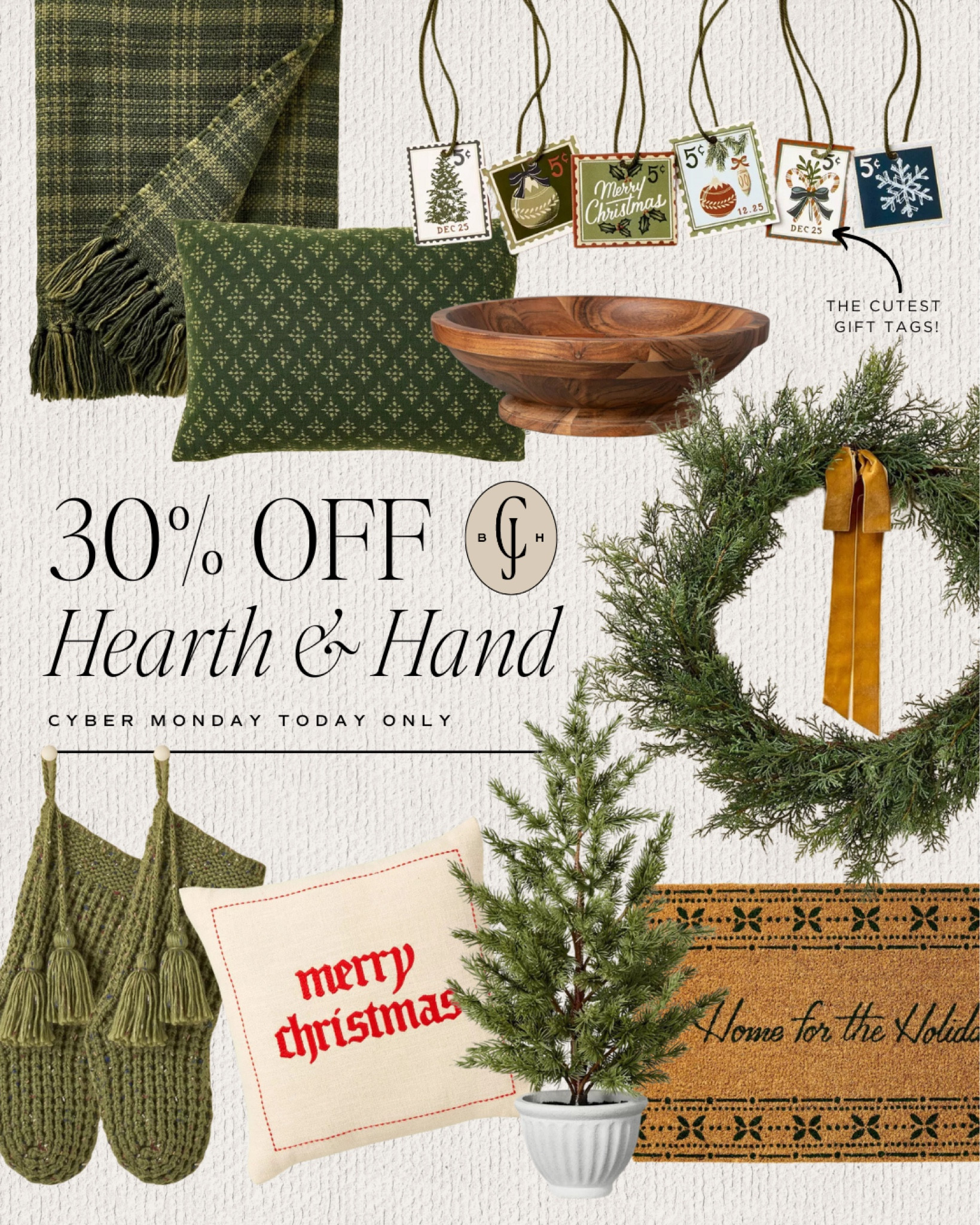 For TODAY ONLY get 30% off of #hearthandhand at @target for #cybermonday

#LTKCyberWeek #LTKHome #LTKSaleAlert