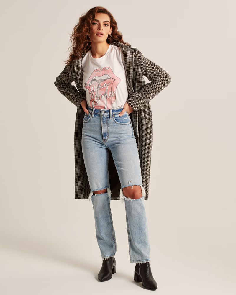 Women's Rolling Stones Graphic Tee | Women's Clearance | Abercrombie.com | Abercrombie & Fitch (US)