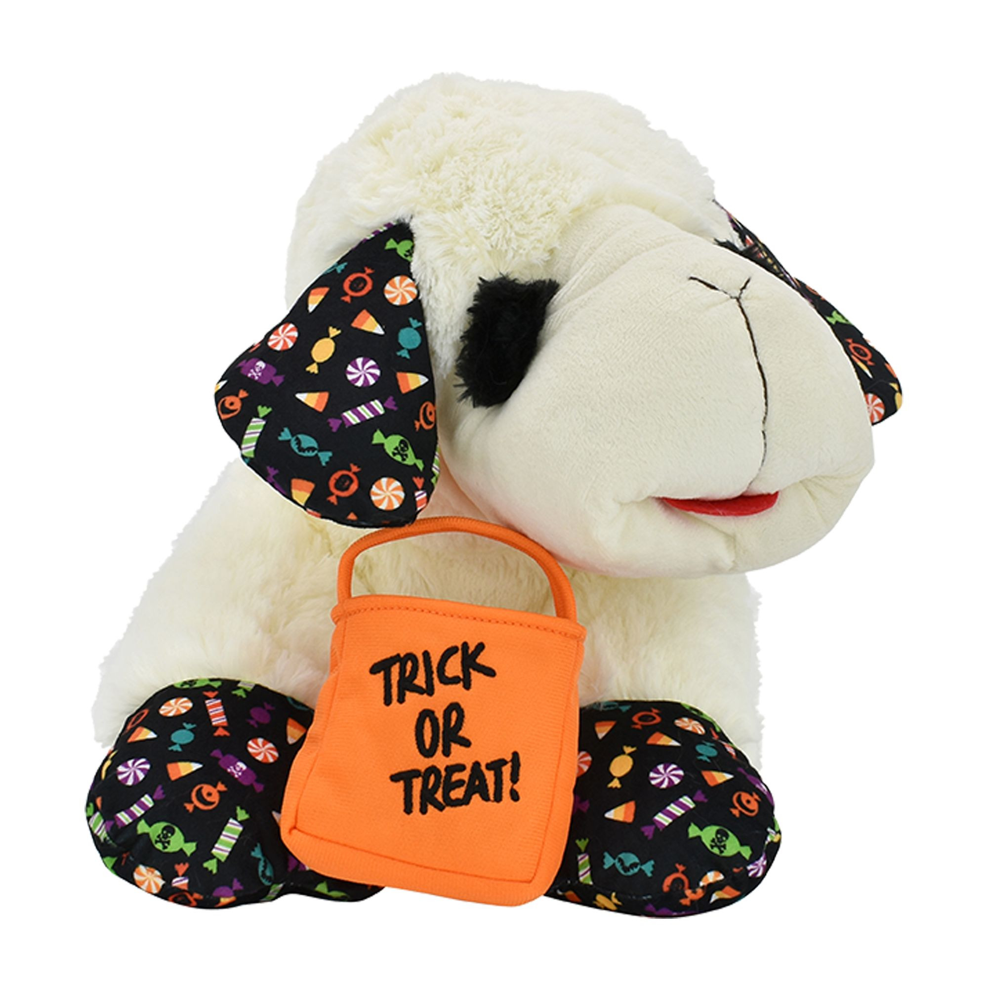 Multipet® Jumbo Lamb Chop Holding a Trick Or Treat Bag with Candy Pattern 24" | PetSmart