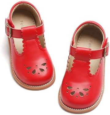 Felix & Flora Toddler Little Girl Mary Jane Dress Shoes - Ballet Flats for Girl Party School Shoe... | Amazon (US)