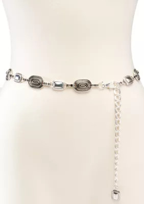 New Directions Women's Ribbed Edge Chain Belt - | Belk