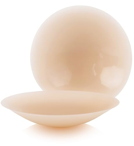 OEAK Women Nipple Covers Reusable Seamless Pasties Sticky Adhesive Silicone Bra Breast Petals A-D... | Amazon (US)