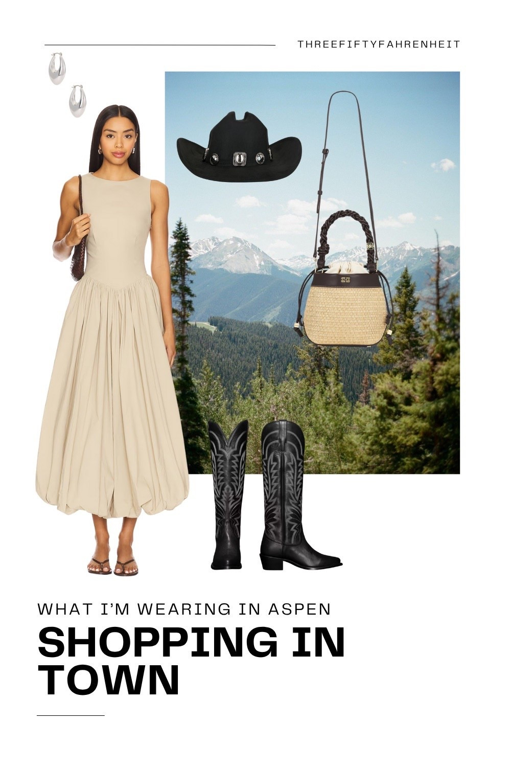 Transitional fall outfit with Tecovas boots and a Ganni bag

#LTKautumn #LTKSeasonal #LTKTravel