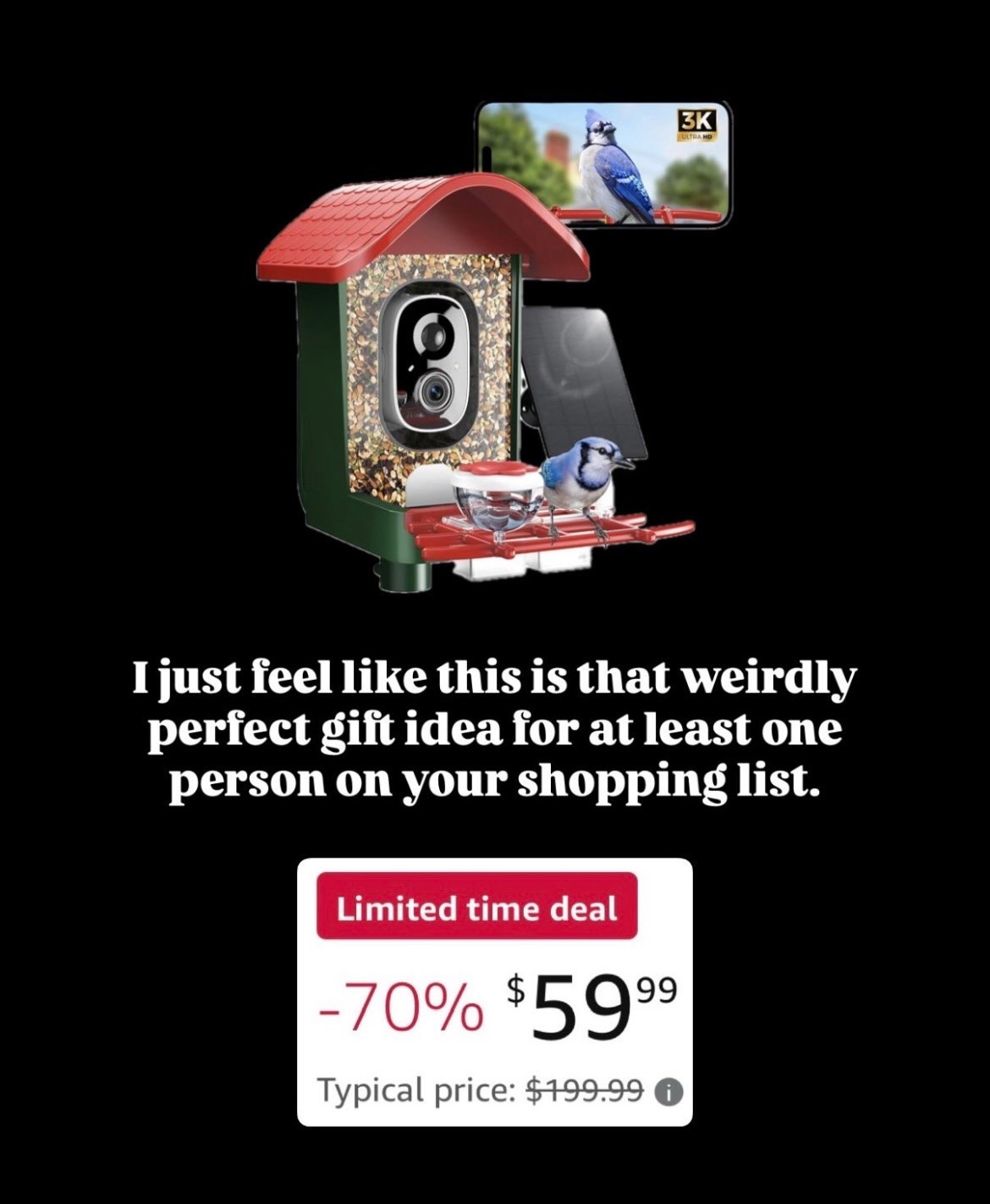 Prime deal find - I just feel like this is that weirdly perfect gift idea for at least one person on your shopping list!