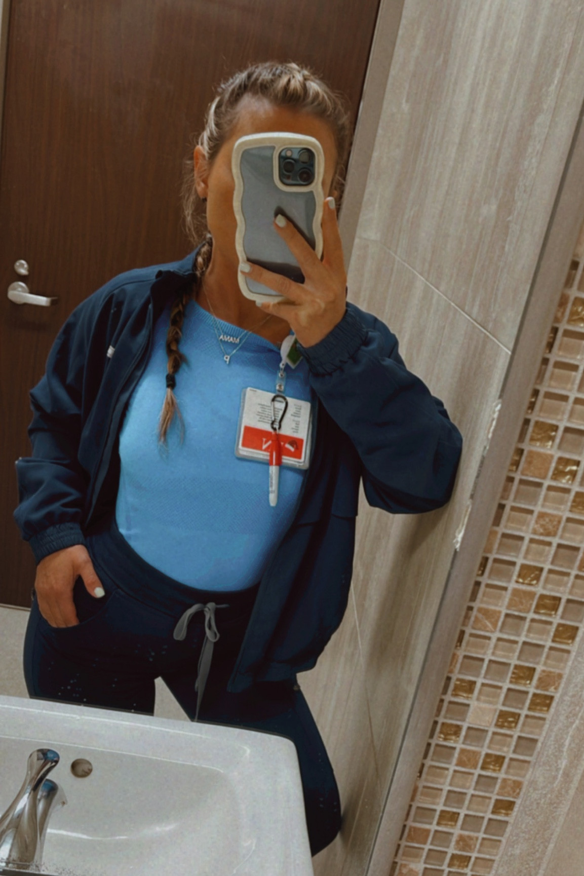 Best Scrub Jacket & Underscrub combo 🤎 #nurse #scrubs #ootd #ltkootd #nursing #amazon

#LTKFind #LTKstyletip #LTKfit