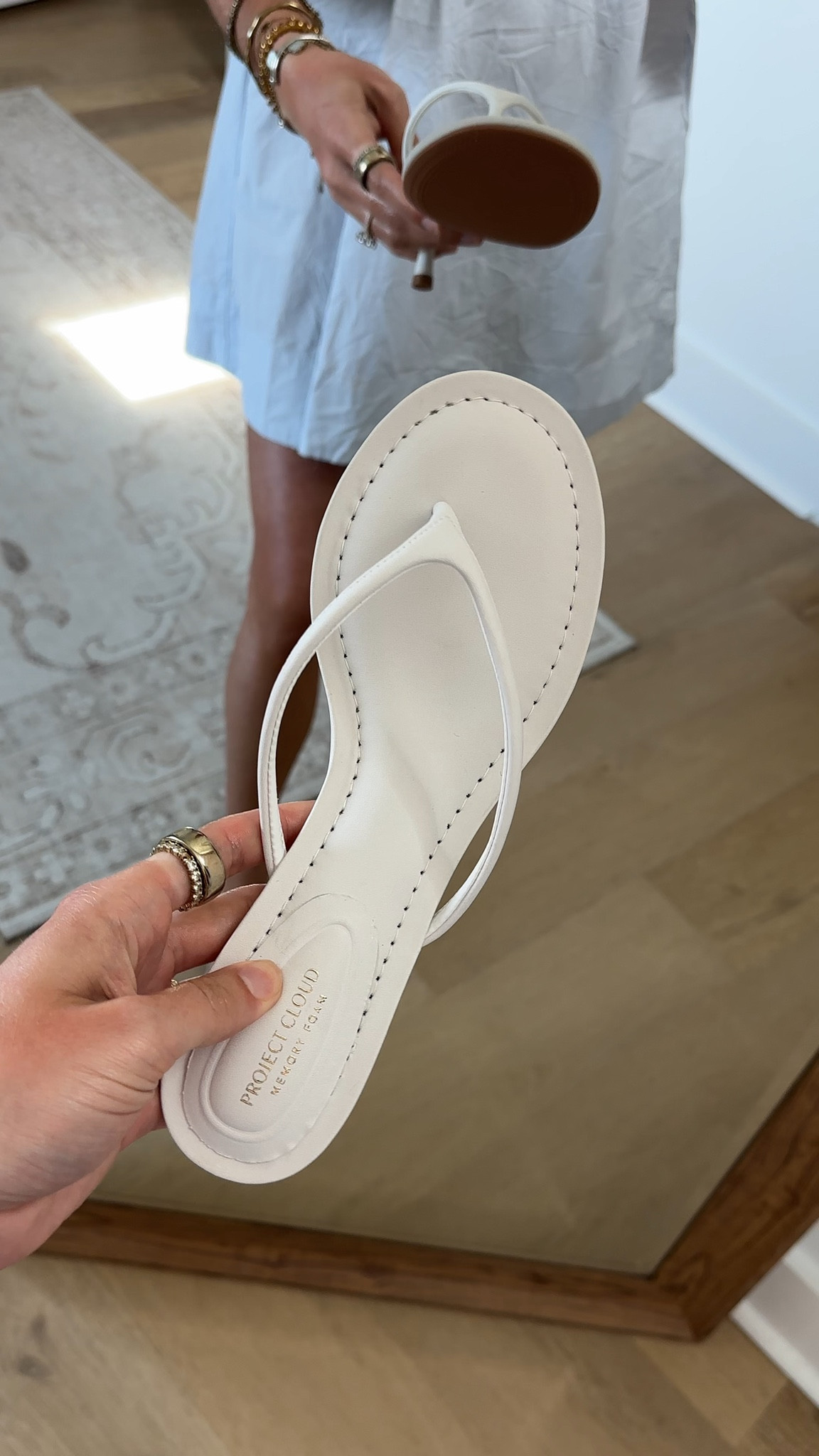 Amazon size 8 I wish I got 7.5. Project Cloud 100% Genuine Leather Kitten Heels for Women Footwear - Memory Foam Fashion Thong Heels for Women - Lightweight Summer Sandals for Womens 2026

#LTKootd #LTKWedding #LTKSeasonal