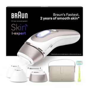Braun Skin i·expert Smart IPL Hair Removal System With Connected App & 4 Attachment Caps - PL738... | Boots.com