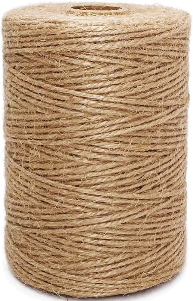 Jute Twine String 328 Feet Durable Natural Jute Rope String Perfect for Arts Crafts Mason Jars Kn... | Amazon (US)