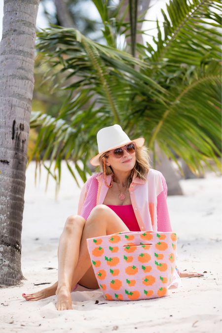 Grab your sandals and you’re good to go for some time in the sun. Swimsuit is from Shopbop and I linked a similar long sleeve. Go to Soraya Hennessy for my bag! 

#sorayahennessy #handbag #vacation #beachday 

#LTKbeauty #LTKSeasonal #LTKstyletip