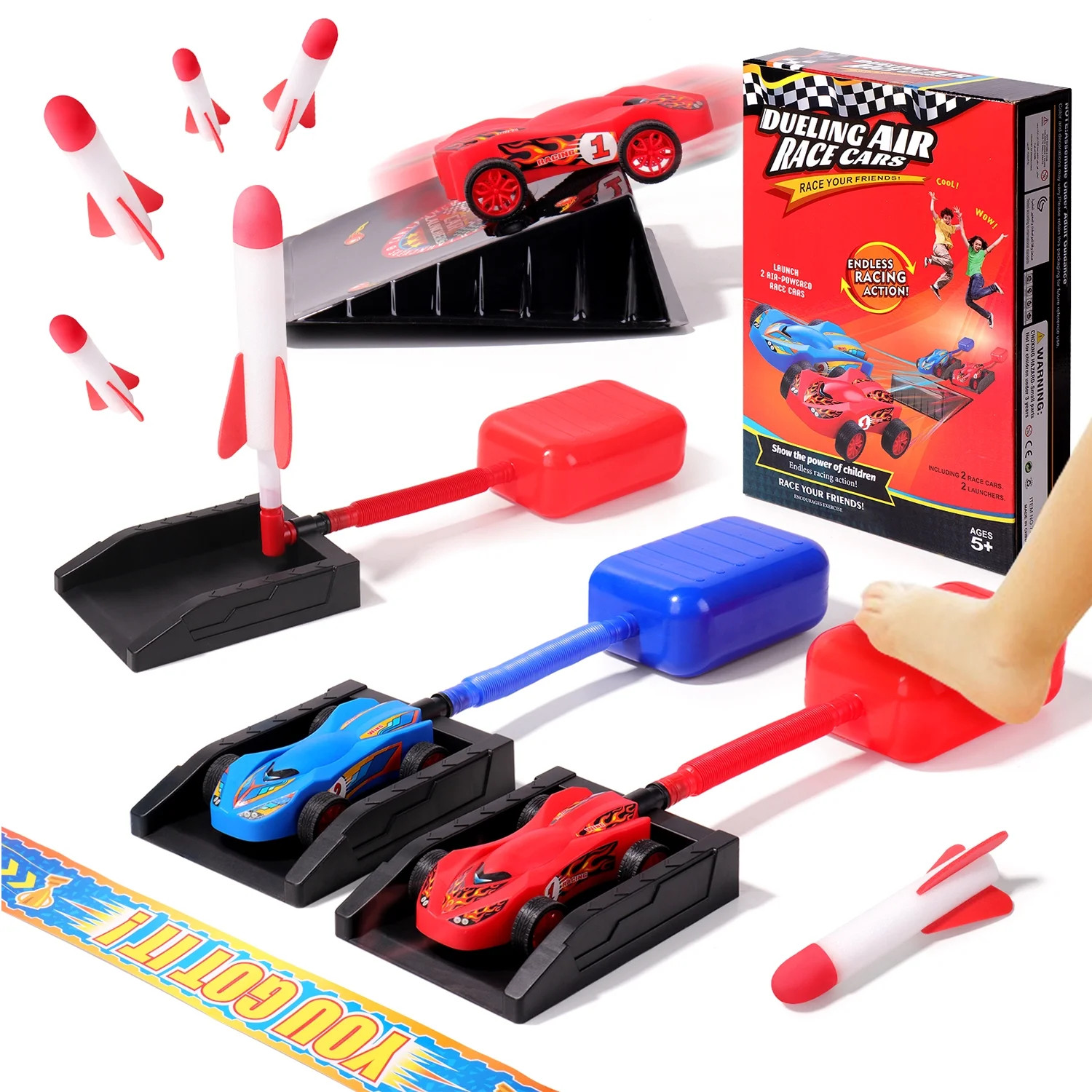 Boxgear Racer and Rocket 2 in 1 Car Racer and Rocket Launcher for Kids Ages 5 and Above – Funny... | Walmart (US)