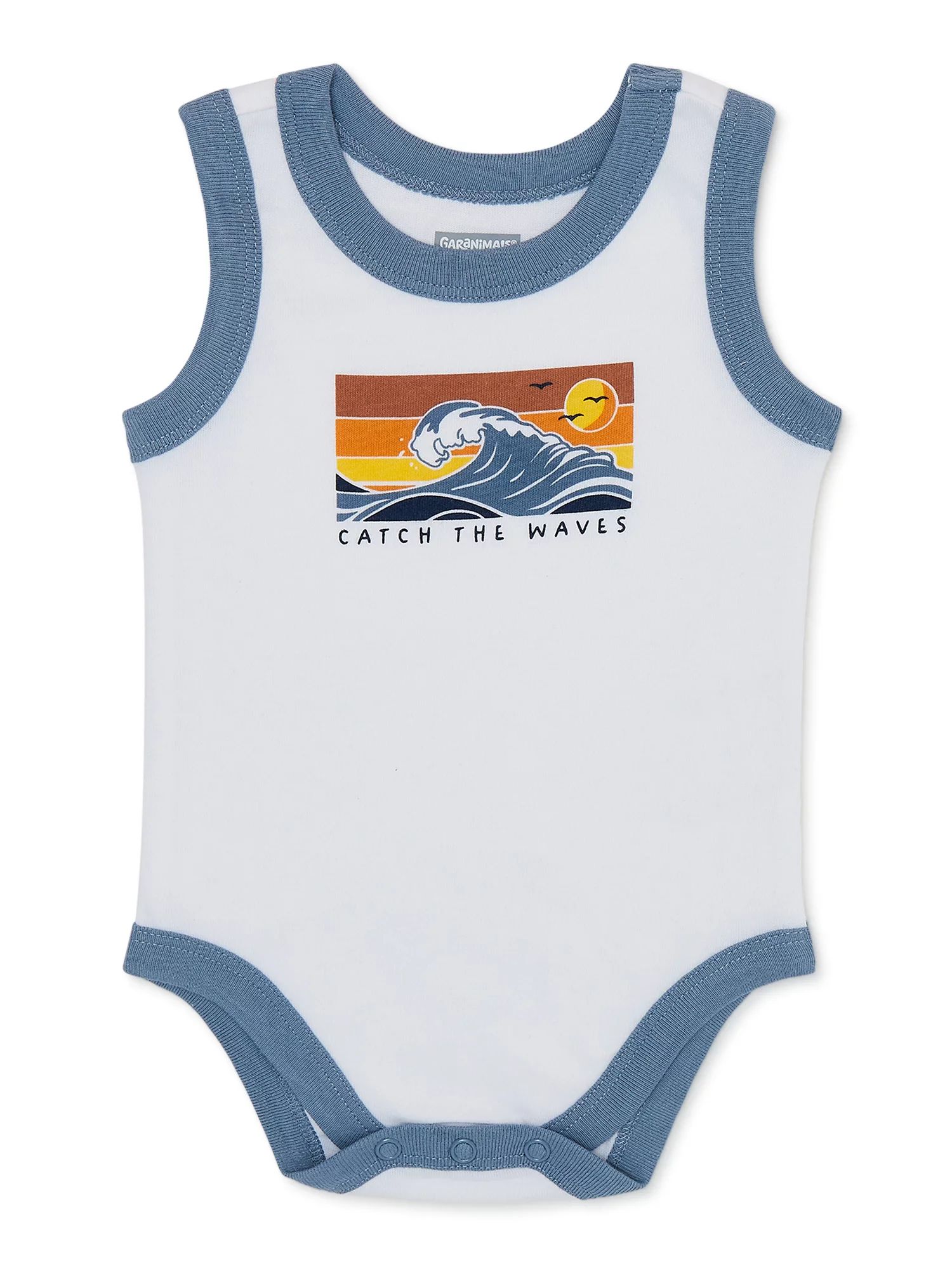 Garanimals Baby Boy Graphic Tank Bodysuit, Sizes 0-24 Months | Walmart (US)