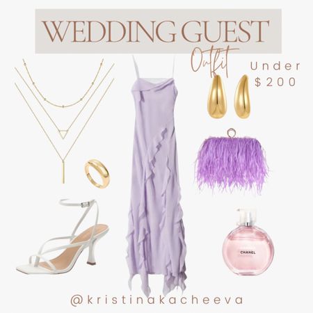 Under $200 Wedding Guest Outfit #dress #wedding #weddingguest #summerdress #stylist

#LTKunder50 #LTKunder100 #LTKwedding