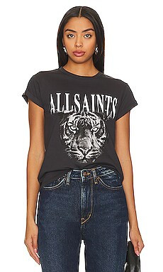 ALLSAINTS Trinity Anna Tee in Black from Revolve.com | Revolve Clothing (Global)